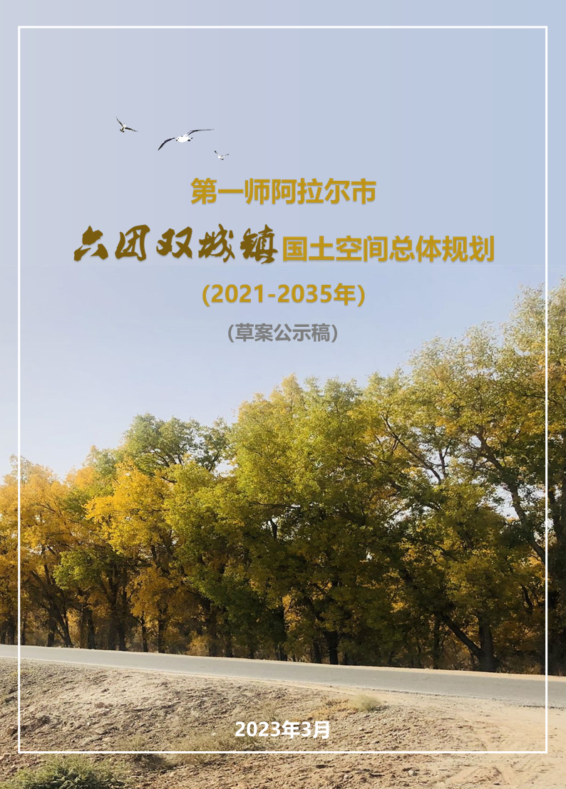 兵团第一师六团国土空间规划（2021-2035年）公示稿