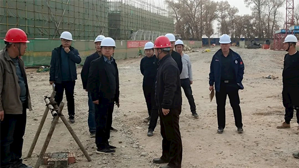 六团组织开展2022年开复工项目建设督导检查