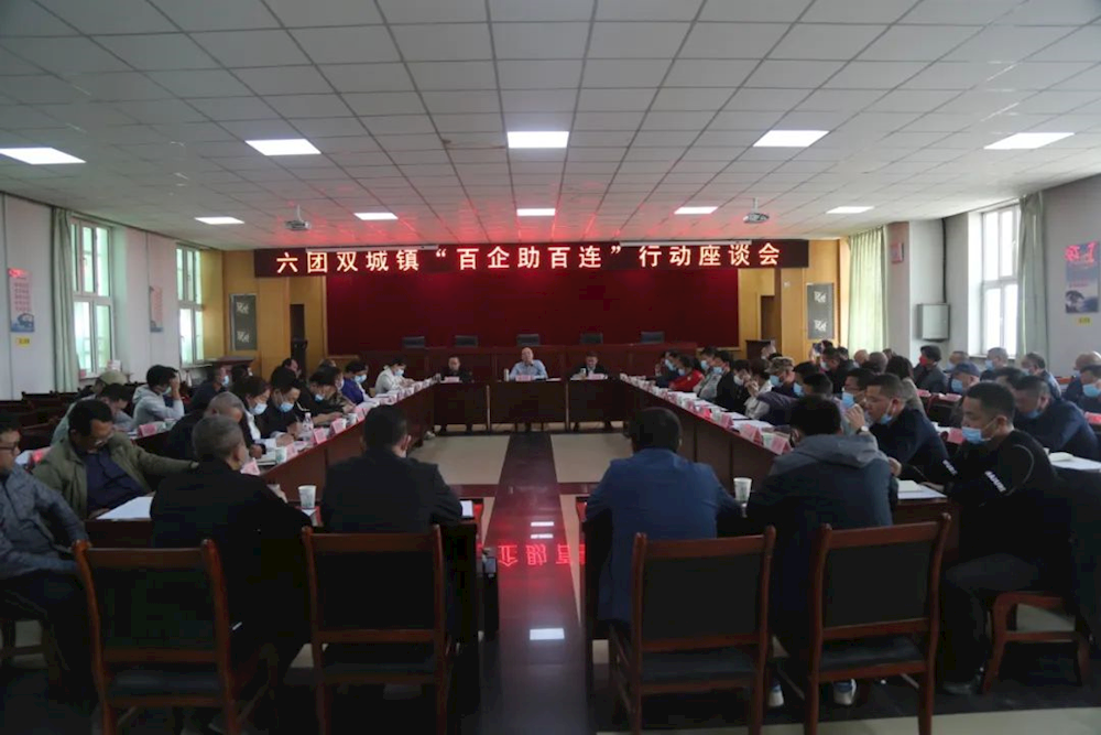六团召开“百企助百连”行动座谈会