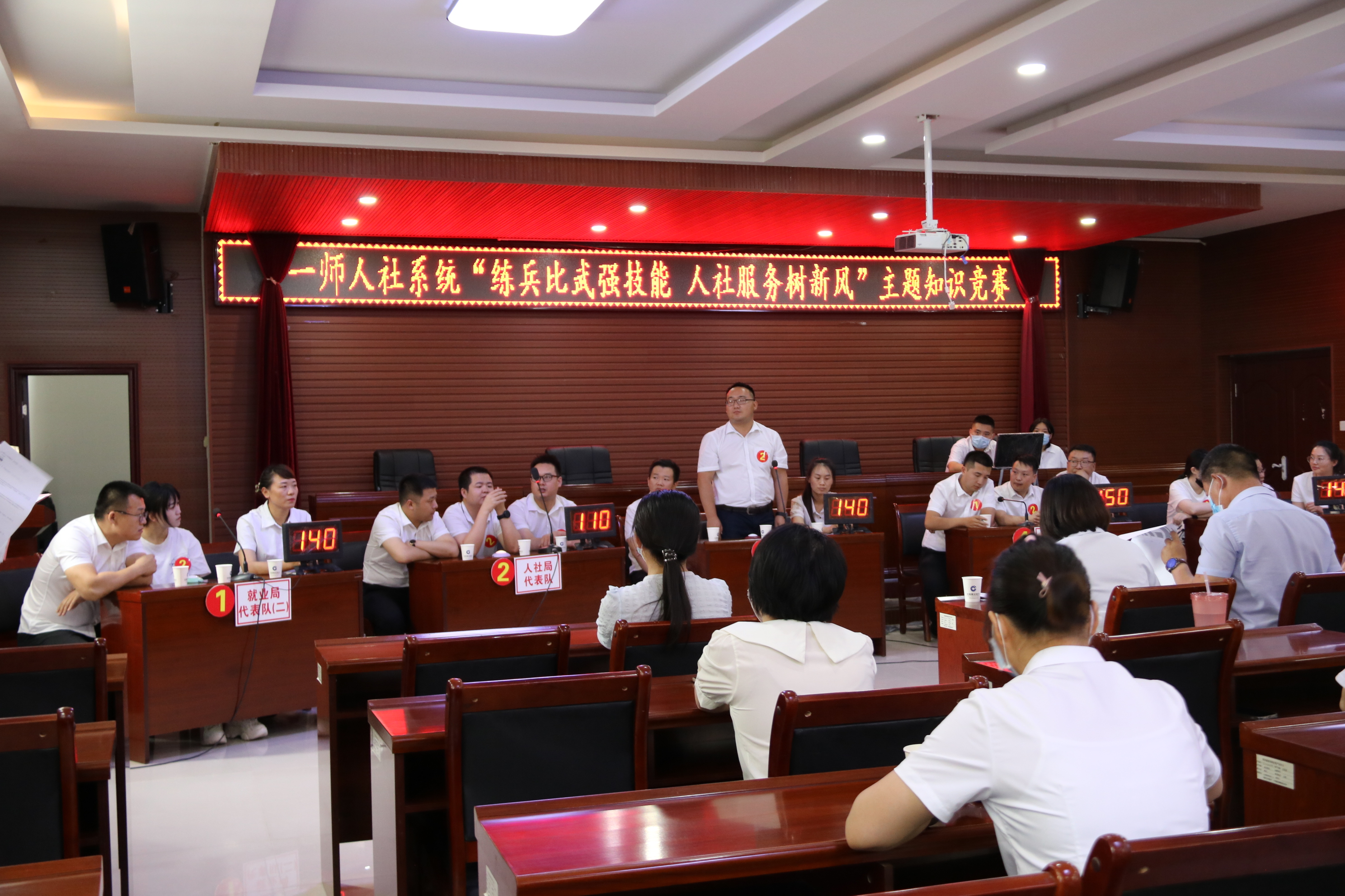 练兵比武强技能 人社服务树新风---一师人社局开展练兵比武大赛系列活动