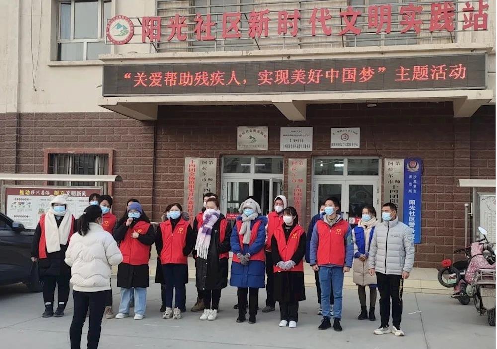 十四团阳光社区：将党的二十大精神 “送上门”“传到心”
